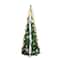 5ft. Pre-Lit Pop-Up Green Artificial Christmas Tree, Warm White LED Lights